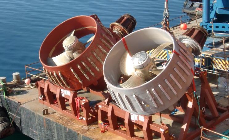 Techno Dive - diving vessel for subsea operations - thruster