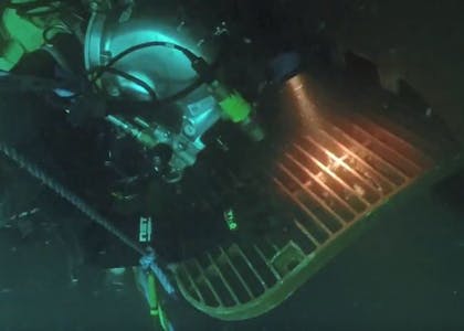 Techno Dive - diving vessel for subsea operations - inspection